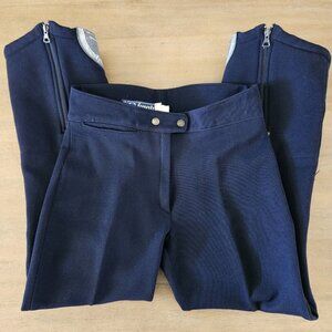 Fusalp Women’s Ski Pants Size 10 (FR 42) Navy Blue Stretch Retro Snow Winter